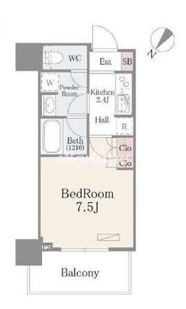 ルミレイス豊洲の物件間取画像